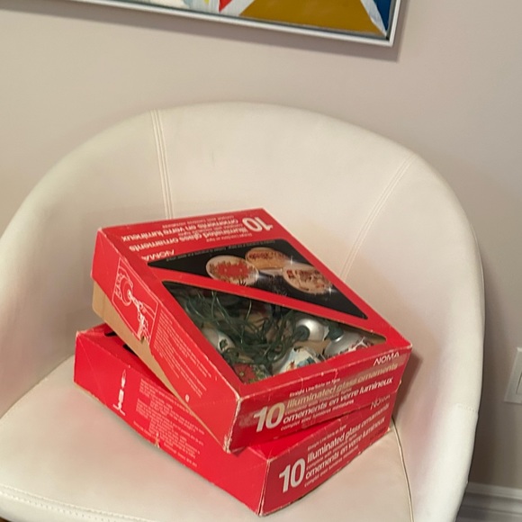 1970 Christmas Lights Glass Illuminated Lot of two boxes - Picture 16 of 16